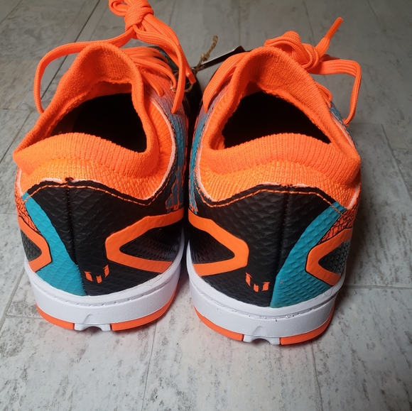 Adidas Kids X Speedportal Messi.3 IN Indoor Shoes Orange - Size 6 - Picture 4 of 8